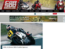 Tablet Screenshot of cbr500riders.com